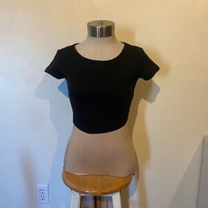 Princess Polly Black Crop Top